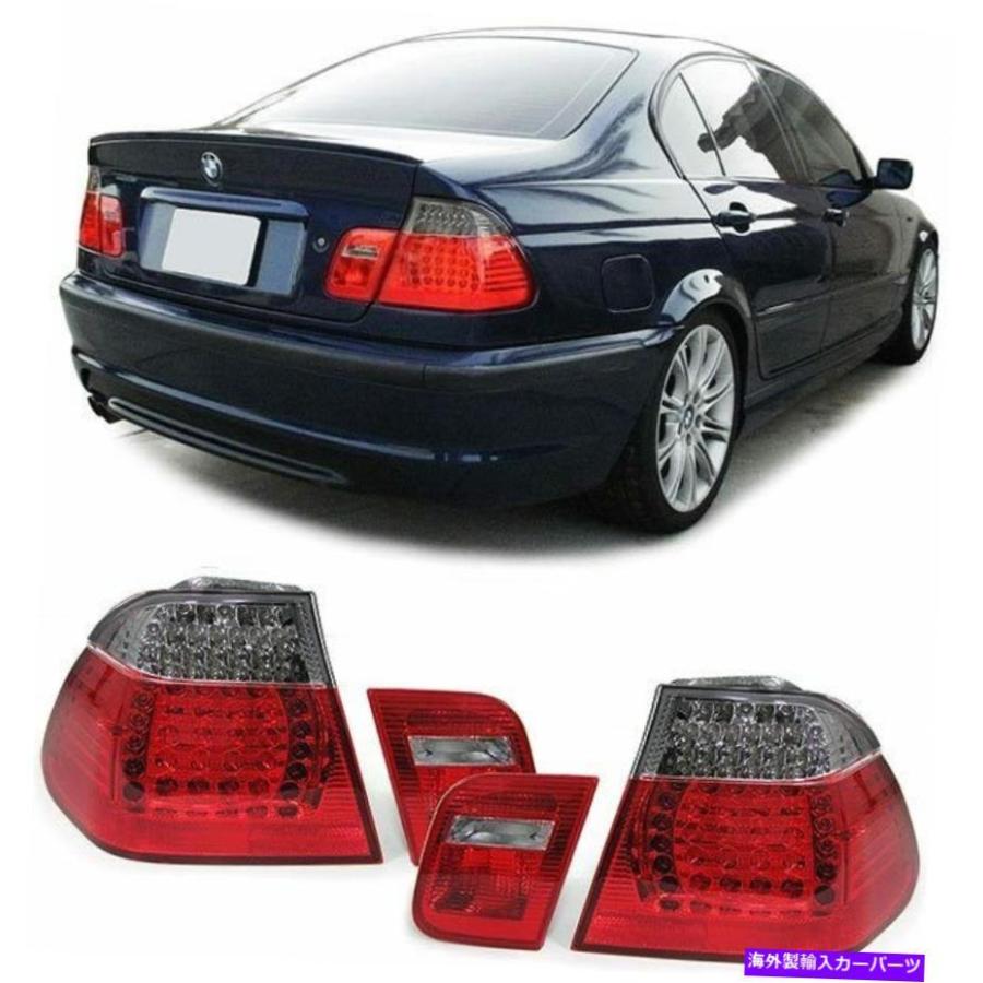 USテールライト BMW E46セダンのための燻製LEDテールライト09 / 2001