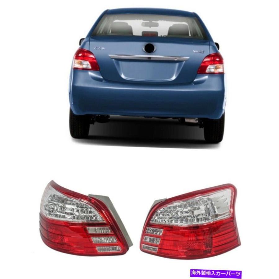 USテールライト 07 11 TOYOTA YARIS SEDANテールランプライトJDMセット