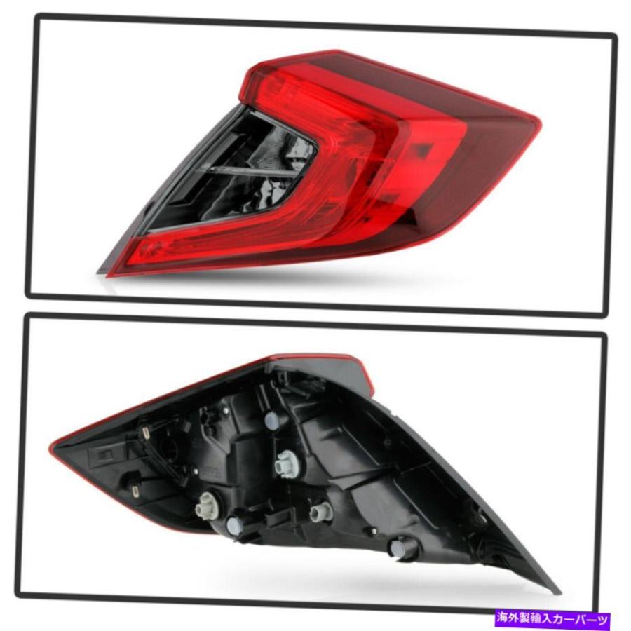 USテールライト 16-21ホンダシビック4ドアセダンペアテールライト