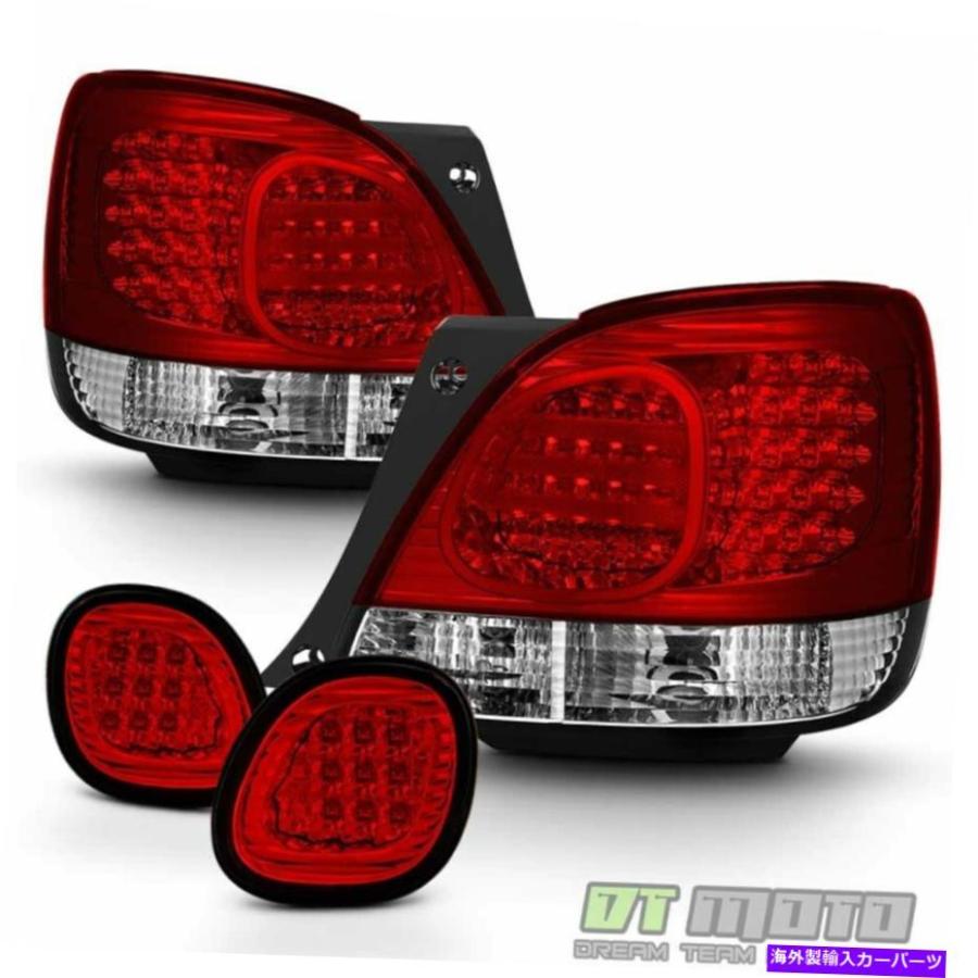 USテールライト 1998-05 Lexus GS300 GS400 GS430赤いクリアLEDテール