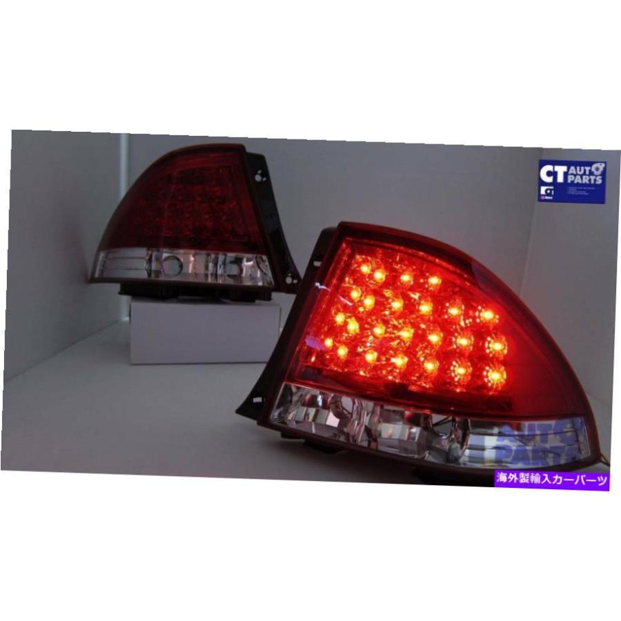 USテールライト 99-05 Lexus IS200のJDMクリア赤いLEDテール