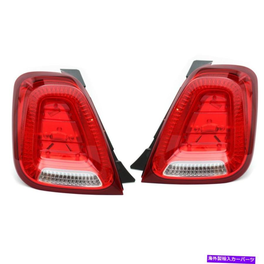 【542】USテールライト　Fiat Abarth 500 2007 USテールライト 後部左右のライトセットFiat Abarth 500 595 695 2007+