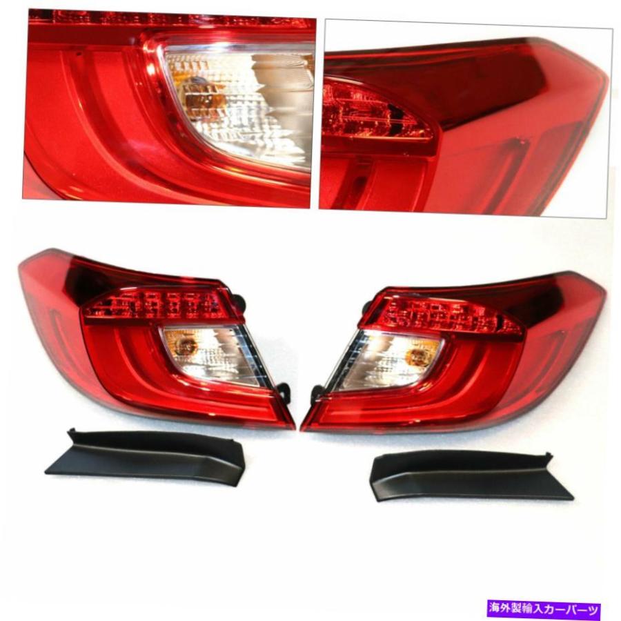 廃盤USアコードテールライト クリア/ブラック 2個セット