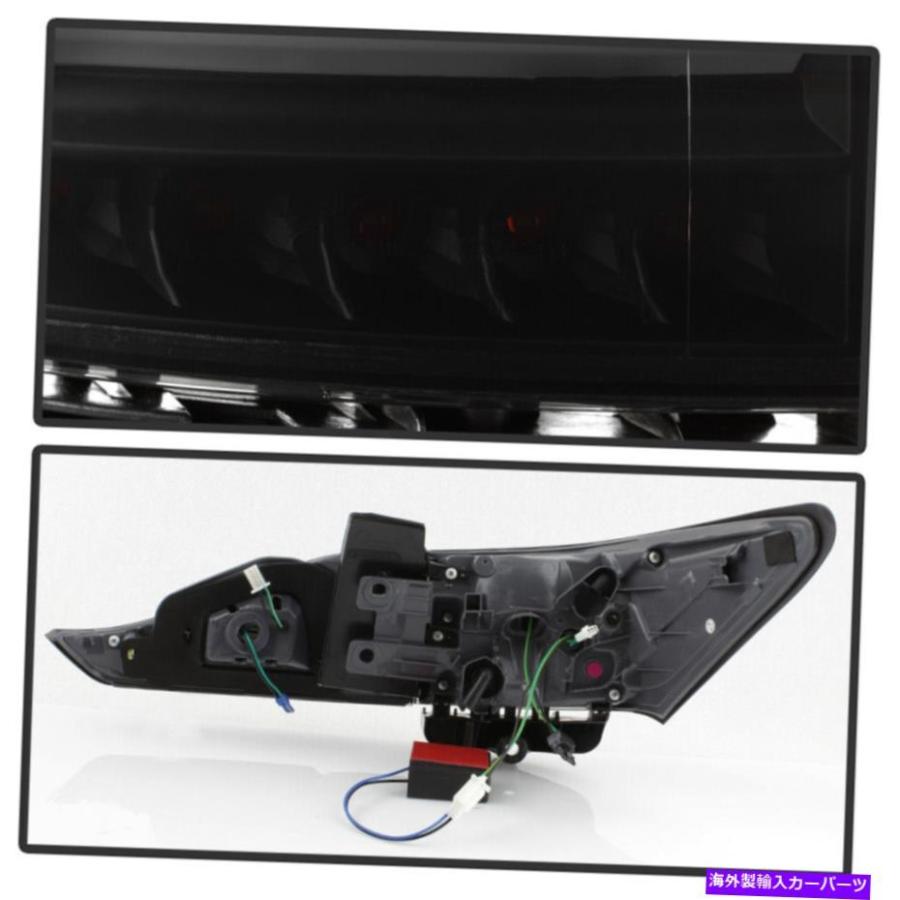 USテールライト Lexus 11-14 CT200HブラックスモークLEDチューブ