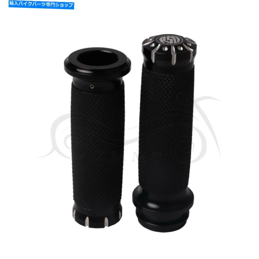 ハンドルグリップ ハーレーエレクトラ街グライドロードキング用1 ''電子スロットルハンドグリップ 1'' Electronic Throttle Hand Grips For Harley El_2