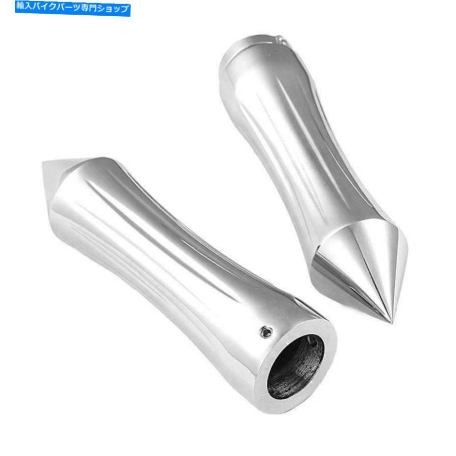 ハンドルグリップ 鈴木侵入者のための新しいクロム1 \"ハンドグリップVolusia VL 800 1400 1500 Boulevard New Chrome 1\"" Hand Grips For Suzuki Intru"_2