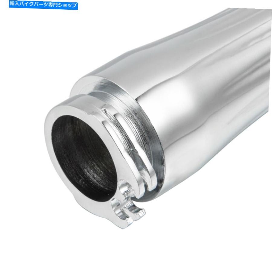 ハンドルグリップ 1 \"クロームハンドグリップオートバイハンドルバースパイクユニバーサルフィットハーレーダイナ 1\"" Chrome Hand Grip Motorcycle Ha"_2