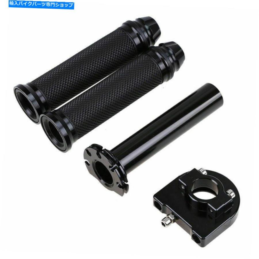 ハンドルグリップ 22mmオートバイハンドルバーATVハンドグリップスロットルCNCツイストチューブユニバーサルPA 22mm Motorcycle Handlebar ATV Hand G_2