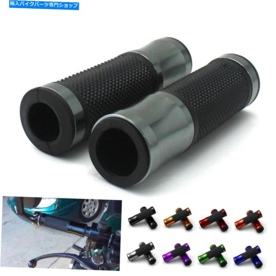 ハンドルグリップ オートバイのバックビューサイドミラーハンドグリップゴムバーエンド7/8 "ハンドルバー Motorcycle Rearview Side Mirrors Hand Gri_1