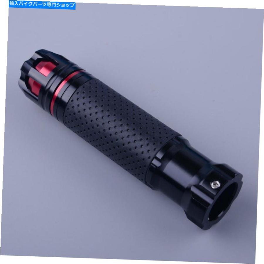 ハンドルグリップ 2ピース7/8 ''ユニバーサルオートバイスロットルCNC回転可能なハンドルバーハンドグリップ 2pcs 7/8'' Universal Motorcycle Thrott_1