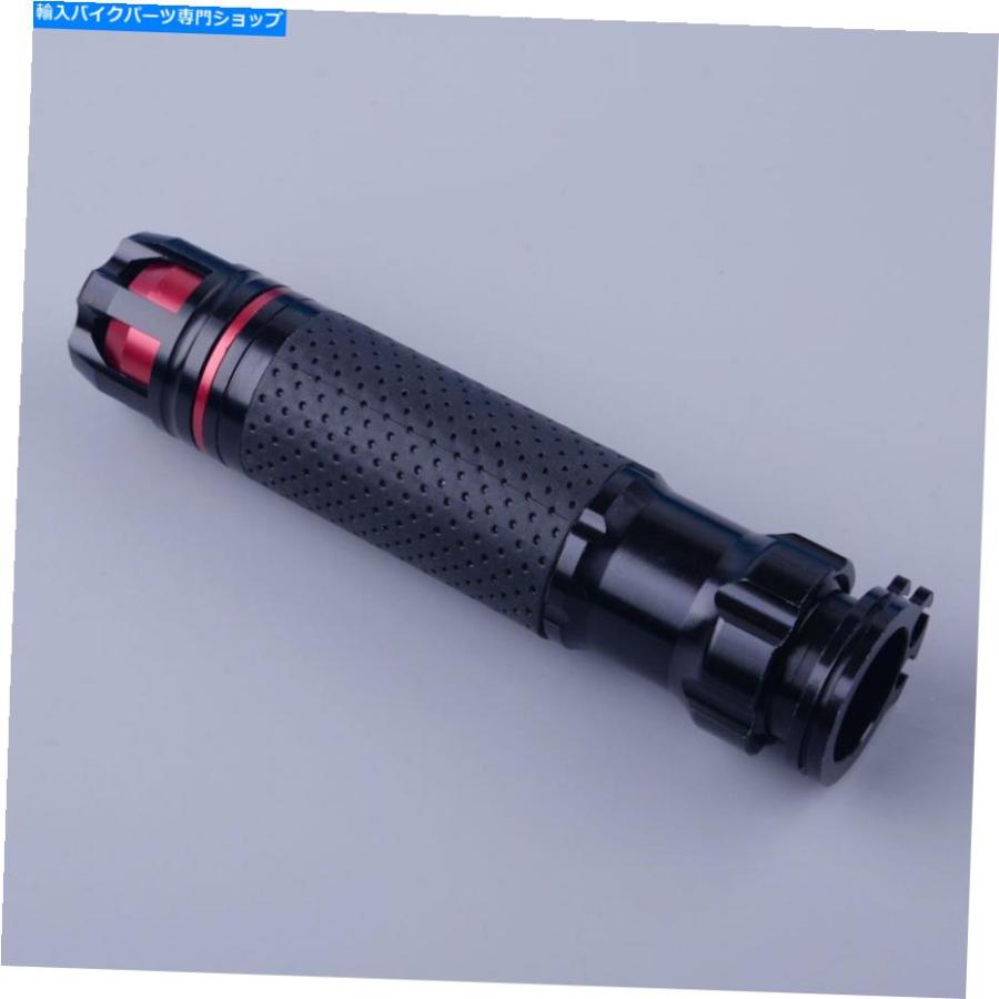 ハンドルグリップ 2ピース7/8 ''ユニバーサルオートバイスロットルCNC回転可能なハンドルバーハンドグリップ 2pcs 7/8'' Universal Motorcycle Thrott_2