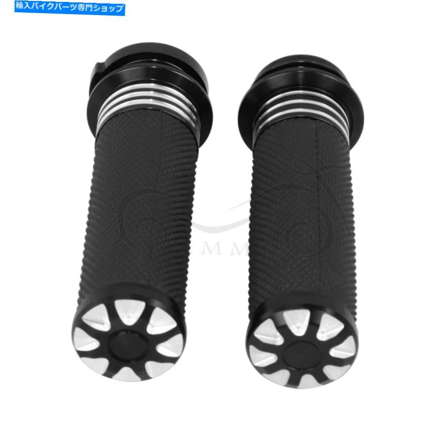 ハンドルグリップ Harley Touring Flhtc Fltr Flhr Flhx用US CNC 1 \"電子スロットルハンドグリップ US CNC 1\"" Electronic Throttle Hand Grips For Ha"_2