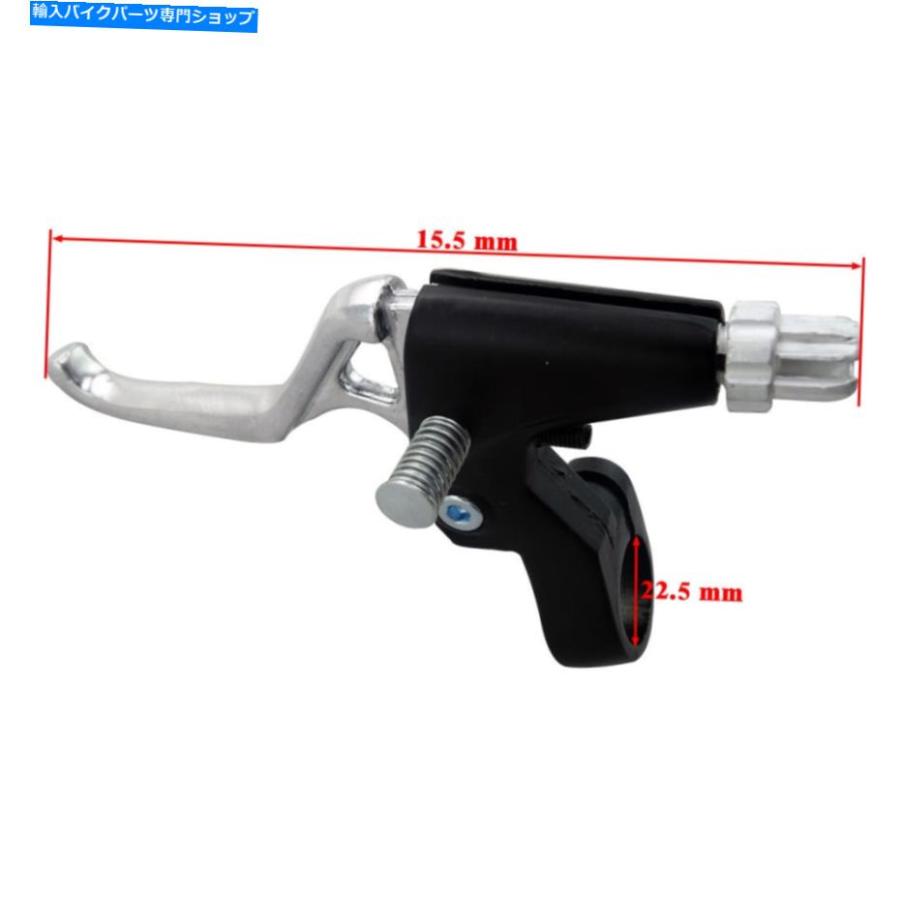 handle clutch 49 50ccプッシュバイクトレイルATVのための22.5mm電動ブラッククラッチレバーハンドル部品 22.5mm Motorised Black Clutch Lever Handl_1