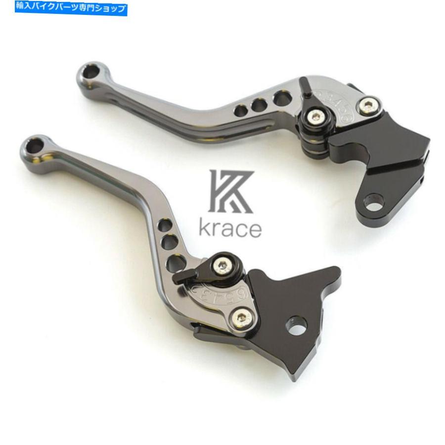 handle clutch スズキGSXR600 97-2003のためのモーターCNCショートハンドル調節可能なブレーキクラッチレバー Motor CNC Short Handle Adjustable Bra_1