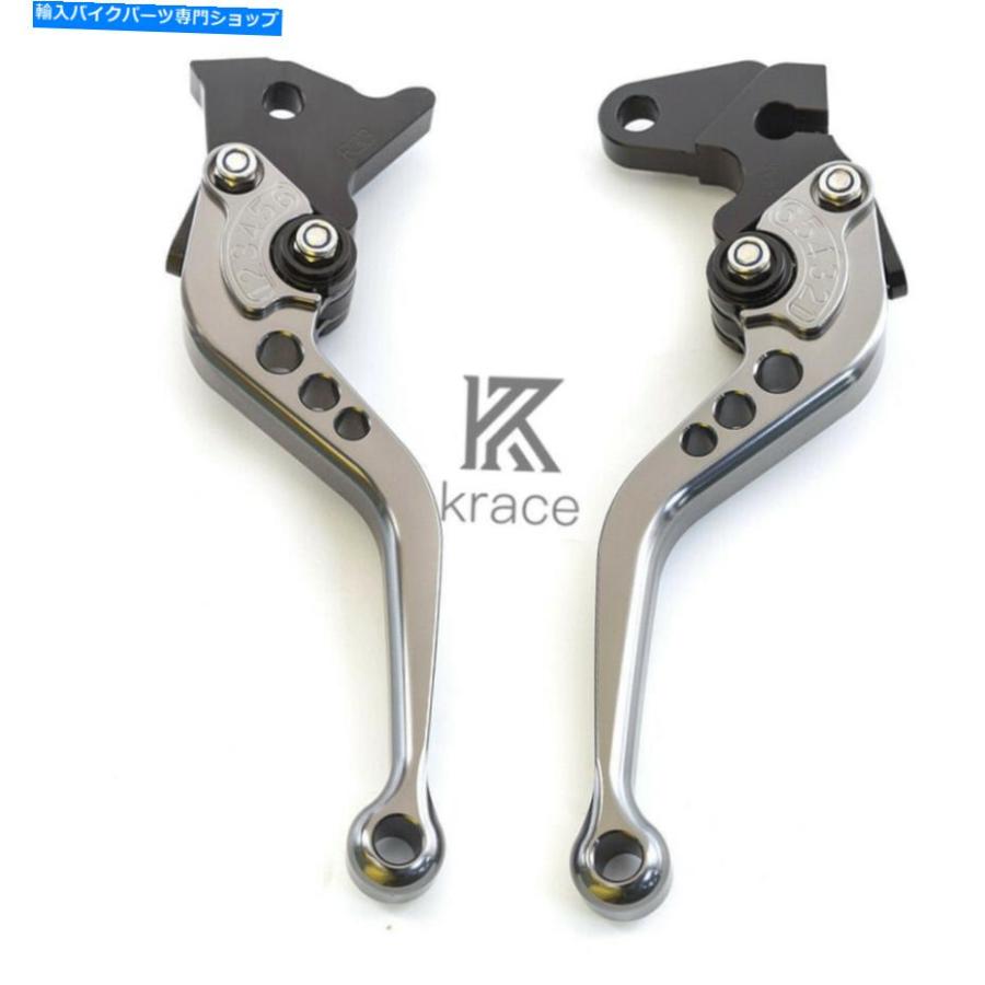 handle clutch スズキGSXR600 97-2003のためのモーターCNCショートハンドル調節可能なブレーキクラッチレバー Motor CNC Short Handle Adjustable Bra_2