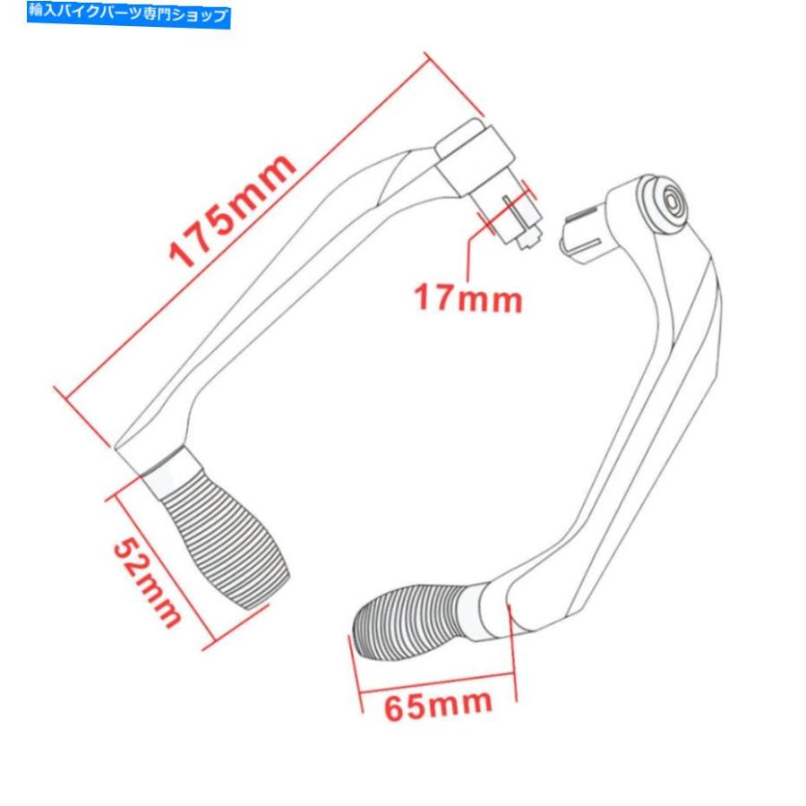 handle clutch 7/8 "22mmブレーキクラッチレバープロテクターハンドガード用ヤマハR3 R25 YZF R1 R6 7/8" 22mm Brake Clutch Lever Protector Hand Gu_1