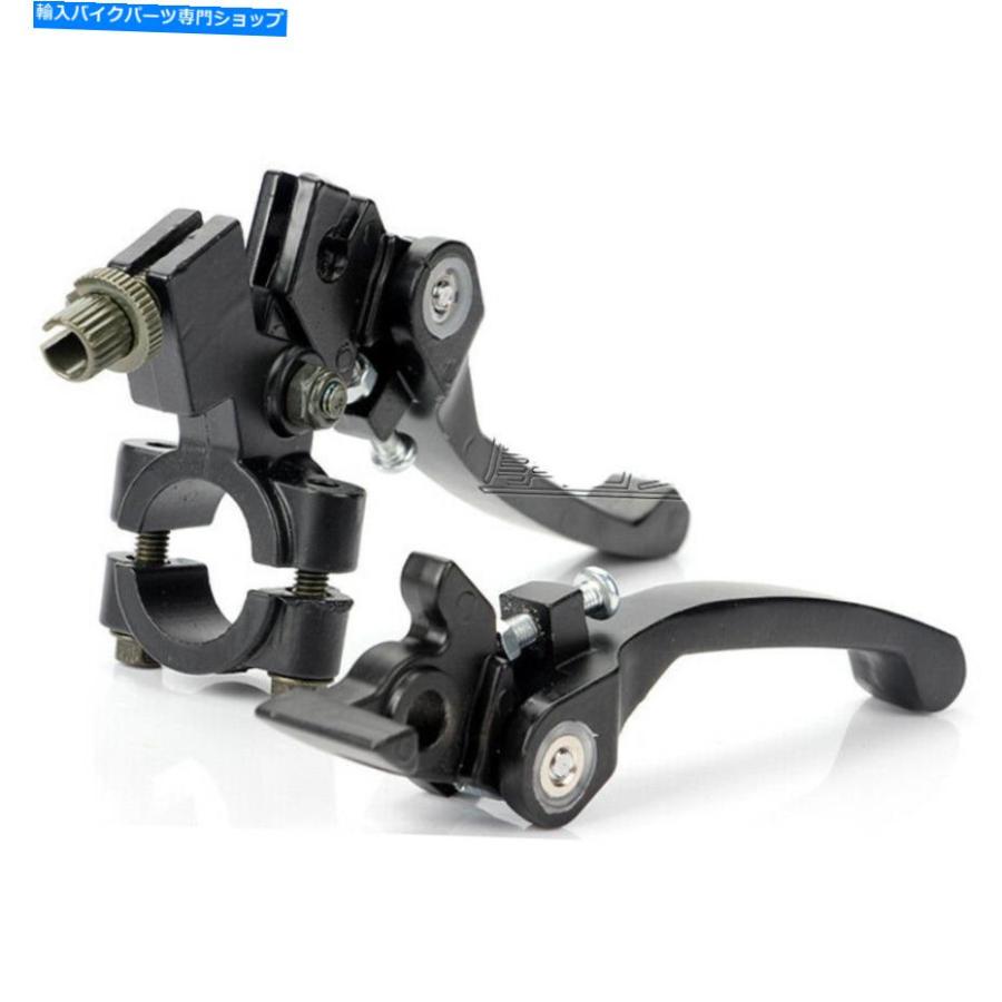 handle clutch 110cc 125cc 150cc ATV Pit Dirt Bike用の折りたたみクラッチブレーキレバーハンドル Folding Clutch Brake Lever Handle Set for 110c_1