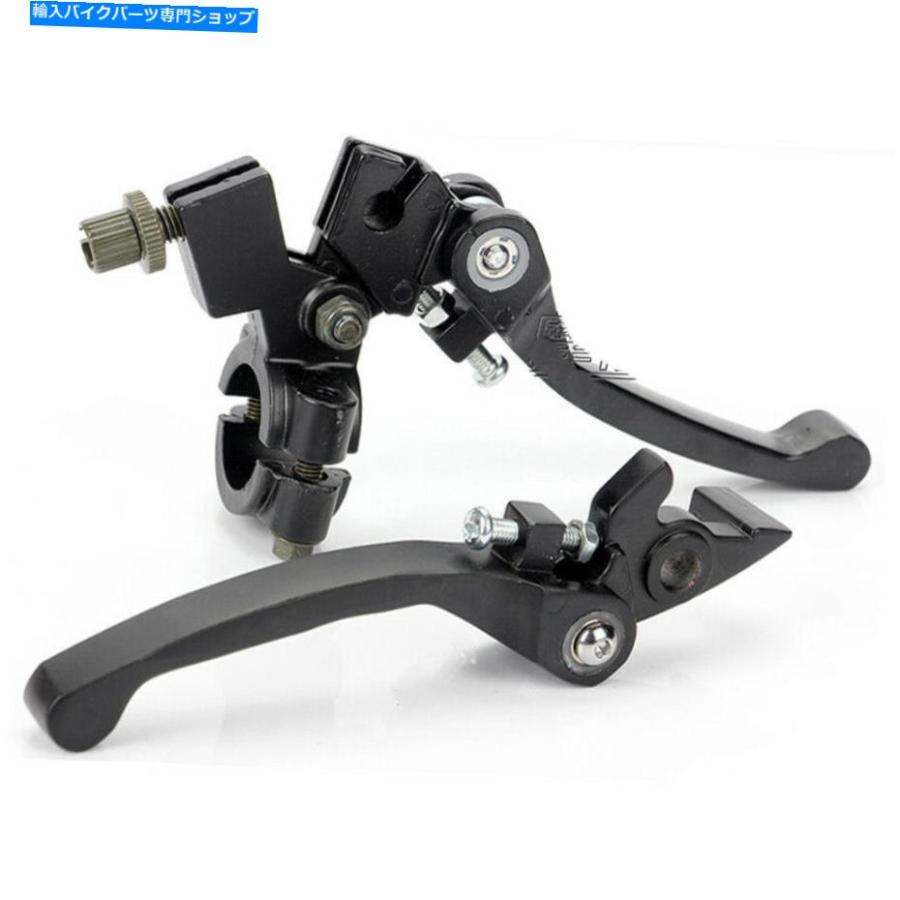 handle clutch 110cc 125cc 150cc ATV Pit Dirt Bike用の折りたたみクラッチブレーキレバーハンドル Folding Clutch Brake Lever Handle Set for 110c_2