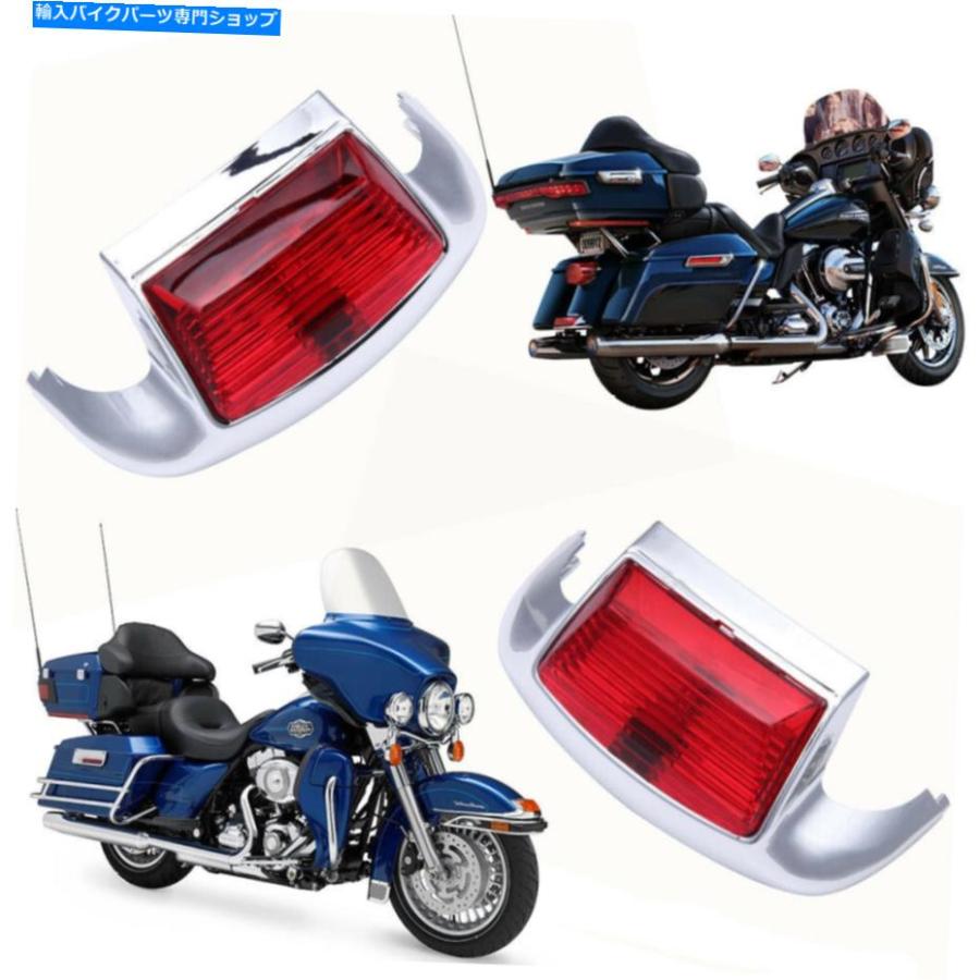 リアフェンダー フロント＆リアフェンダーチップLEDライトFlht Flt Flhs Flstc flstc Front \u0026 Rear Fender Tip LED Light For Harley Touring FLHT FL_2