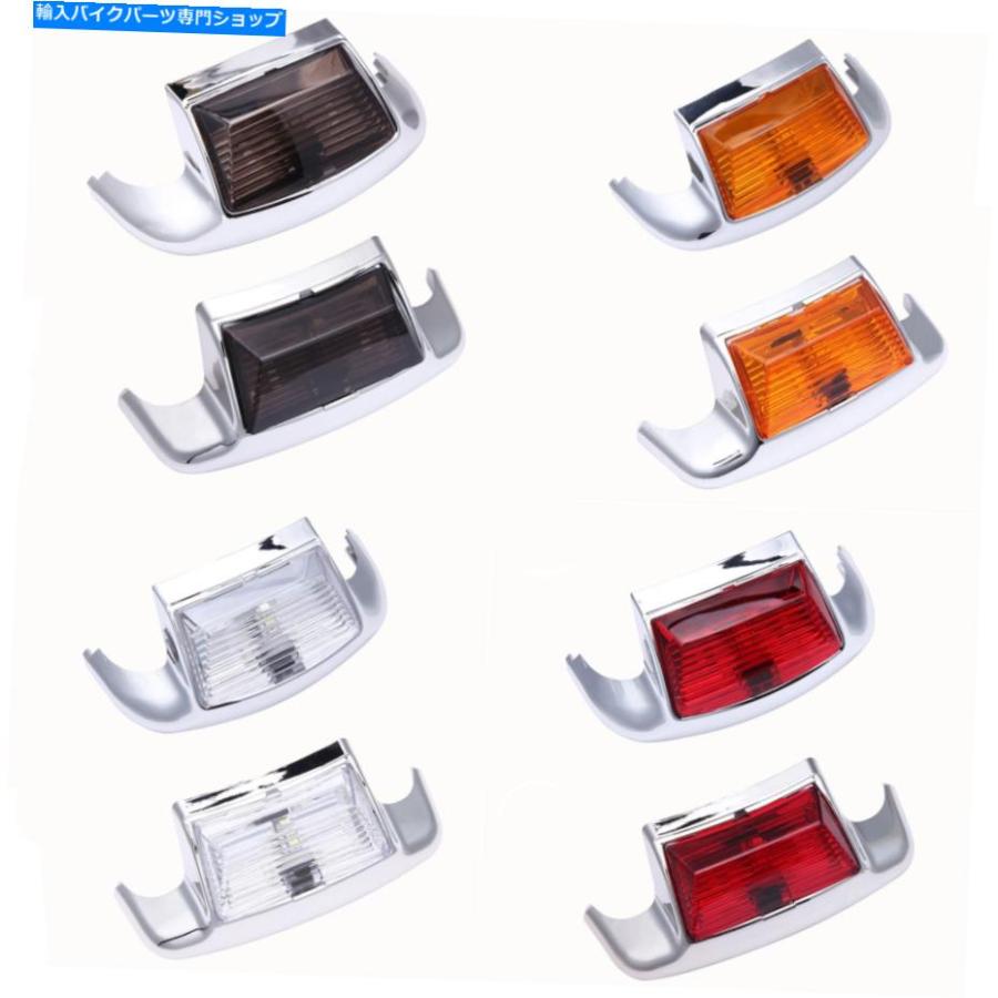 リアフェンダー Harley Flstc Heritage Suppic Classic Flhrのためのフロント＆リアフェンダーLEDチップライト Front \u0026 Rear Fender LED Tip Light Fo_1