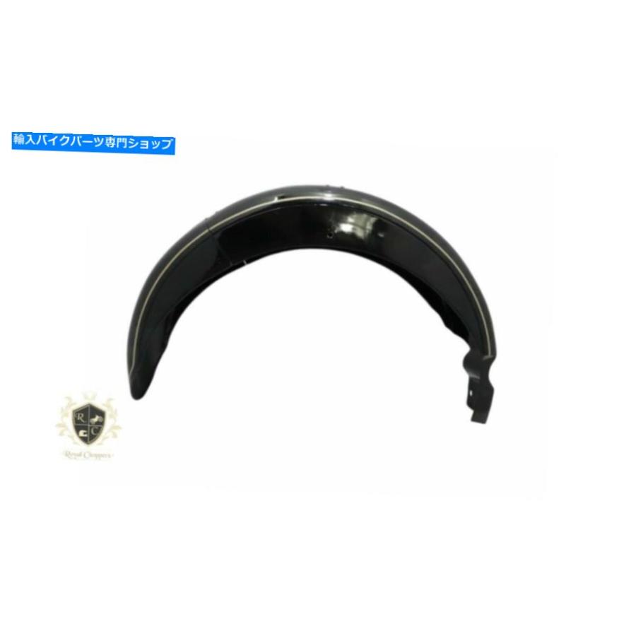 リアフェンダー AJS前部と後部黒塗装フェンダーセット（プリドライバー） - （Comptible） Ajs Front And Rear Black Painted Fender Set (Pre-Drilleの画像