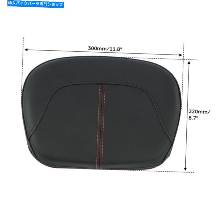 バックレスト 旅客の背もたれパッドフィットハーレーツーリングロードキングデュレックスソフトトライグライド Passenger Backrest Pad Fit For Harle_1