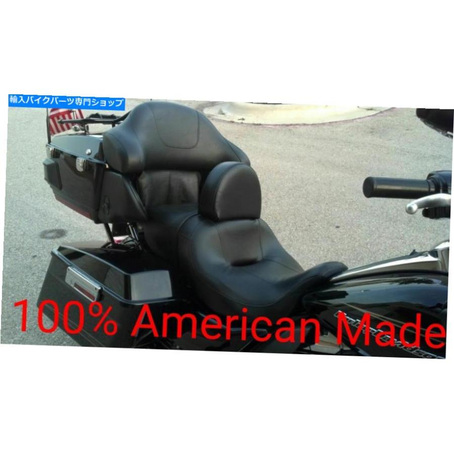 クイックリリース ドライバーバックレスト【ハーレー ツーリング調節可能 ライダー バックレスト ハーレーダビッドソンドライバーバックレストアメリカ製
