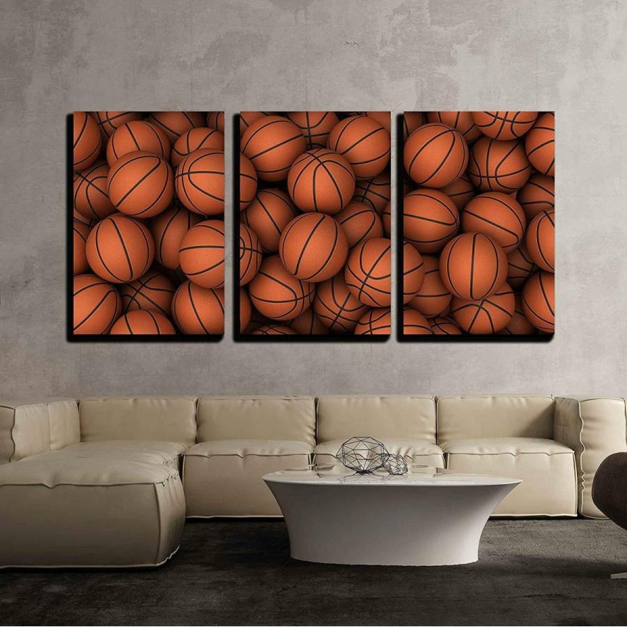パネルアート Wall 26-Basketball-Canvas Art Wall Home Decor - 16 インチx 24 インチx 3 パネ