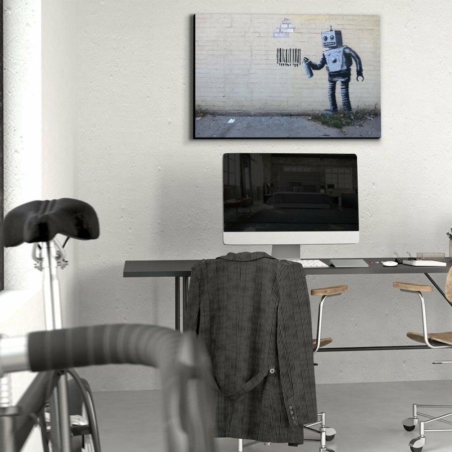 パネルアート 壁 26 キャンバス プリント ウォール アート-ロボット