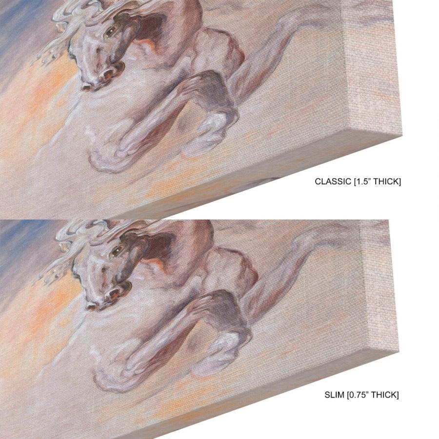 パネルアート Intalence Art独自の馬写真ウォールアートプレミアムキャンバス印刷準備完了- show original title_2