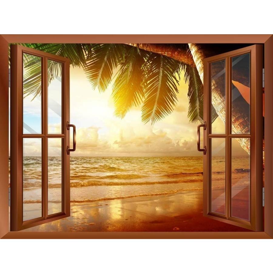 パネルアート Wall 26-Sunrise on the Oceanside 取り外し可能なウォールステッカー/Wall Mural - 24"x3
