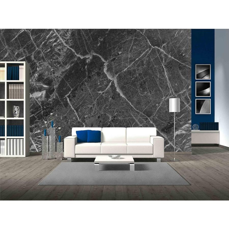 パネルアート 壁 26-ブラック大理石テクスチャ （ 高解像度コア