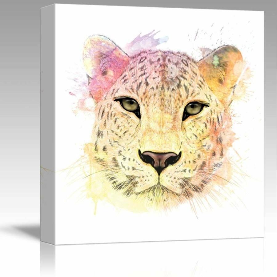 パネルアート Wall 26-Fun and Colorful Splattered Watercolor Cheetah-キャンバスアート - 12｜windera