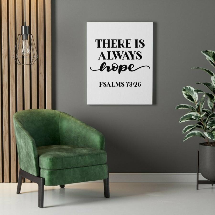 パネルアート Scripture Canvas Hope Psalms 73:26 Christian Wall Art Bible Verse Prの画像