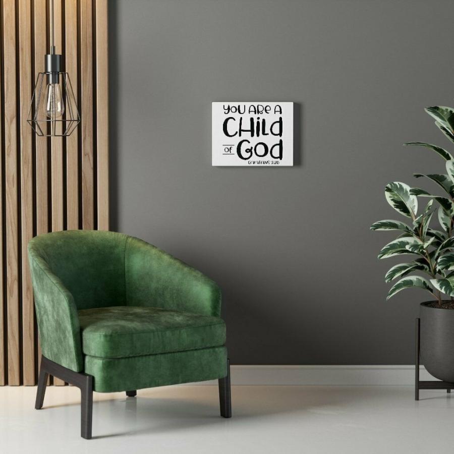 パネルアート Scripture Canvas Child Of God Galatians 3:26 Christian Wall Art Biblの画像