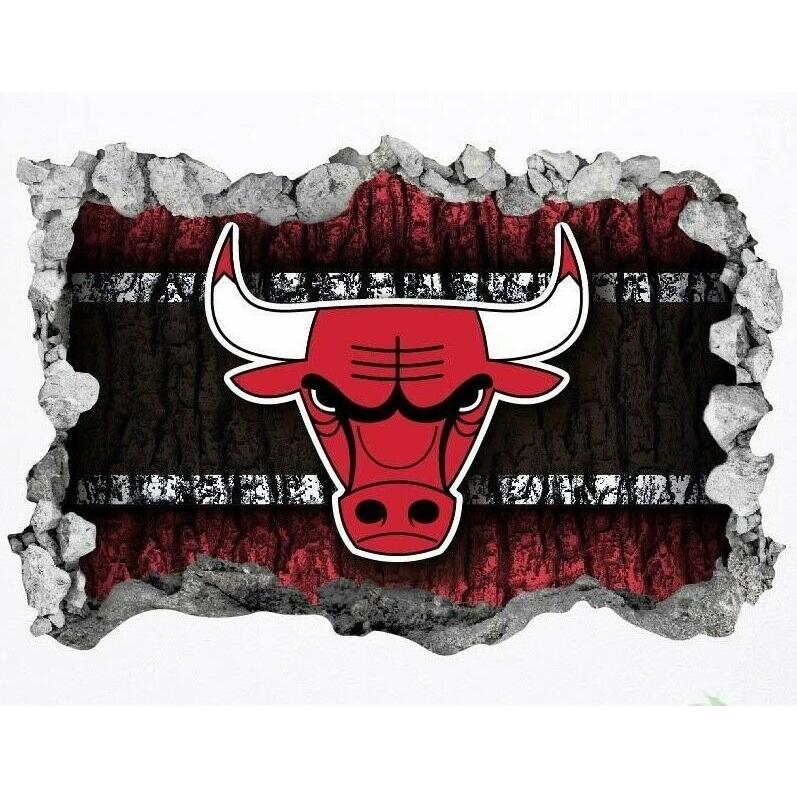 パネルアート Chicago Bulls ステッカー ウォール デカール NBA 