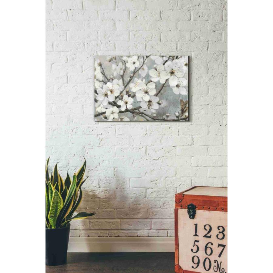パネルアート Epic Graffiti 「 Cherry Blossoms I BLUE 」 James Wiens著 、 Gicleeキャンバスウの画像