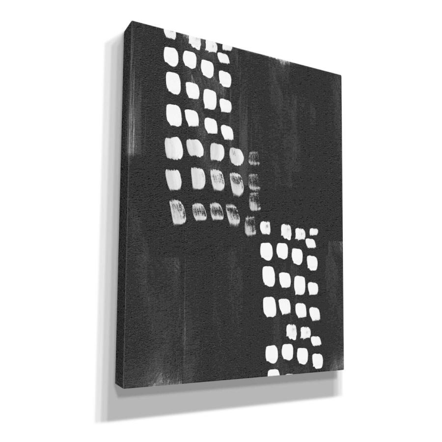 パネルアート Epic Graffiti \"Black and White Abstract\" by Linda Woods, Giclee キャンバの画像