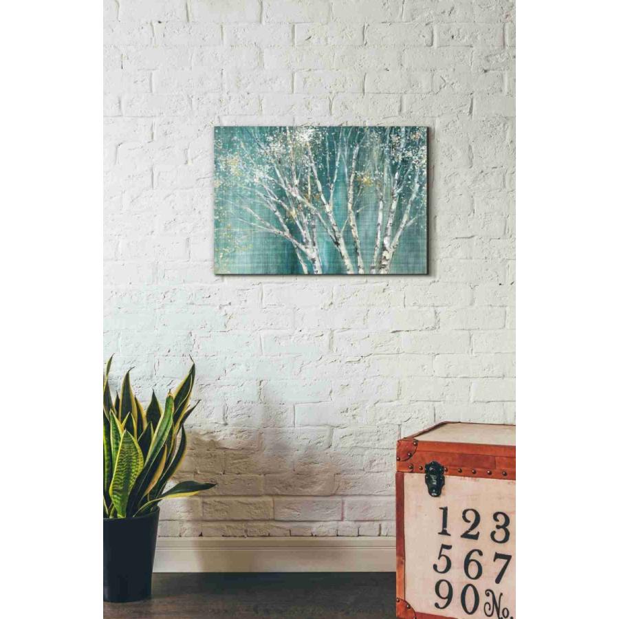 パネルアート Epic Graffiti \"Blue Birch\" by Julia Purinton, Giclee キャンバス ウォールアート-の画像