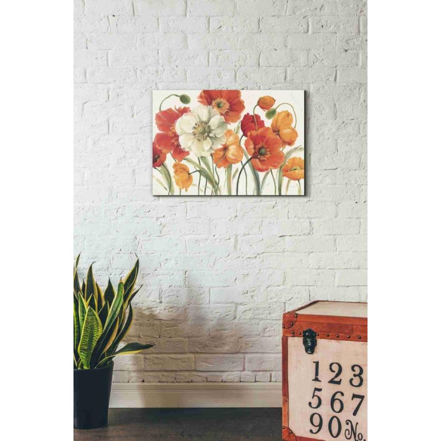 パネルアート Epic Graffiti \"Poppies Melody I\" Lisa Audit 、 Giclee Canvas Wall Artの画像