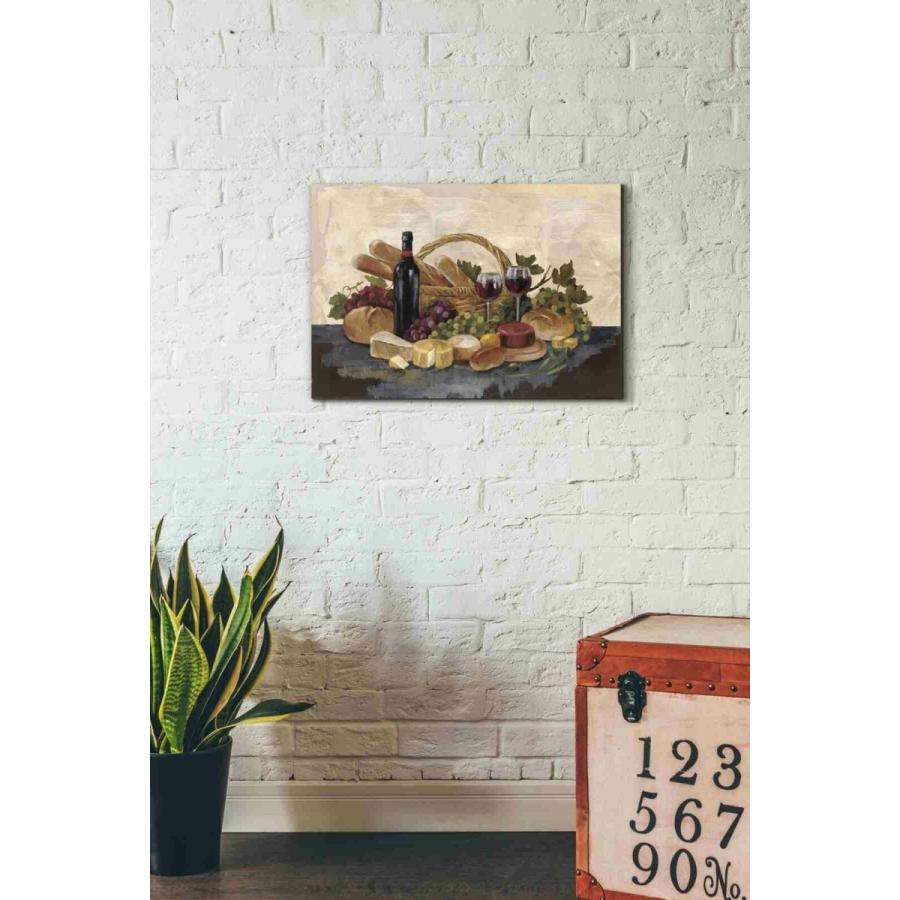 パネルアート エピックグラフィティ 「 Tuscan Evening Wine 」 シルビア バシレバ 、 ジクリーキャンバス ウォールアート- shの画像