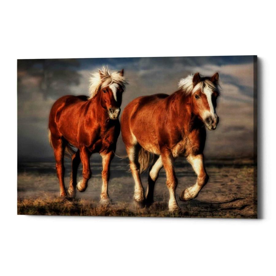 パネルアート Epic Graffiti \"Trotting,\" Giclee キャンバス ウォールアート- show original title