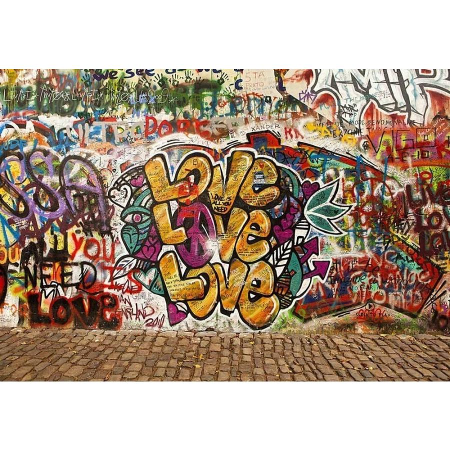 5☆好評パネルアート Wall 26-Colorful Decor 100x144インチ- Mural, Wall Graffiti-Large  Home ファブリックパネル