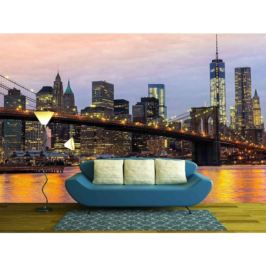 パネルアート Wall 26-Manhattan Skyline at Sunrise New York City-Wall Mural - 66x9