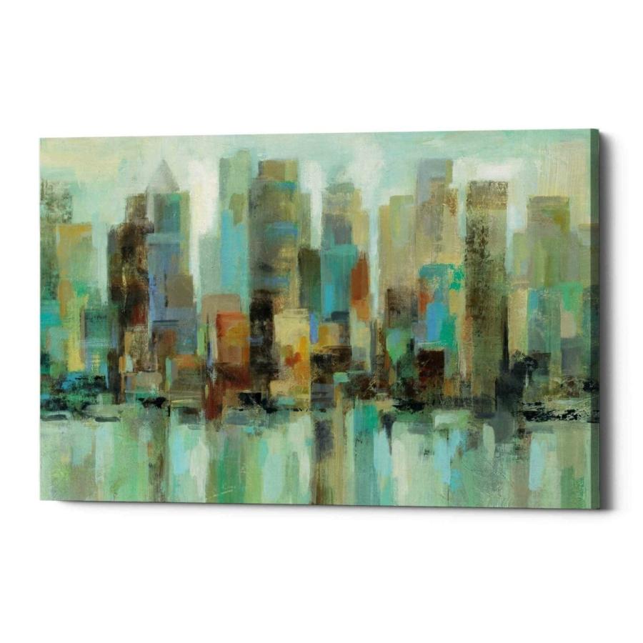 パネルアート Epic Graffiti \"Morning Reflections\"" Silvia Vassileva, Giclee キャンバス ウ"