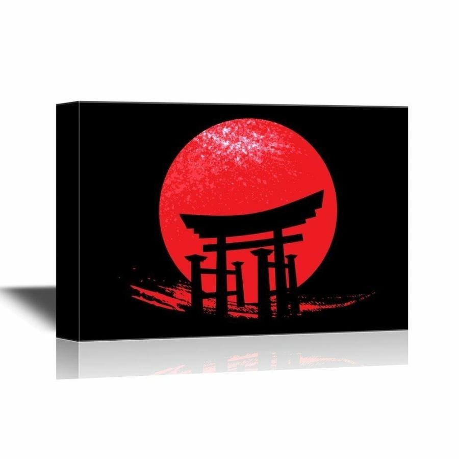 パネルアート Wall 26-Canvas Wall Art-Torii the Traditional Japanese Gate - 32x48