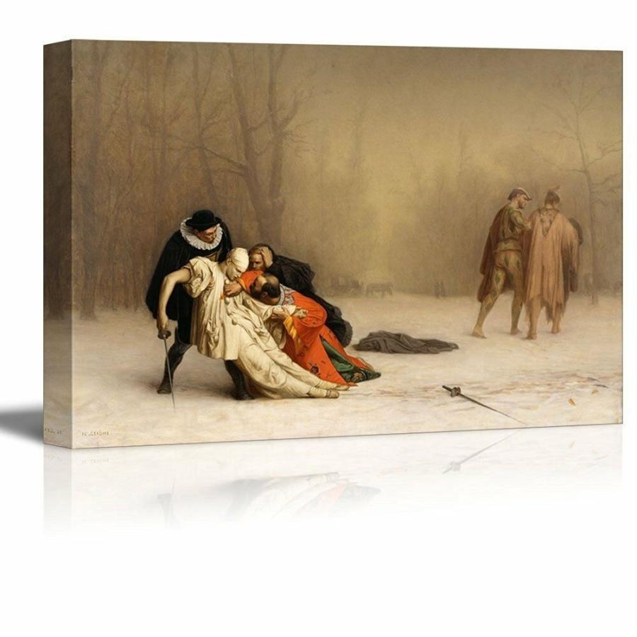パネルアート The Duel After the Masquerade by Jean-Leon Gerome-キャンバス プリント - 32\" x