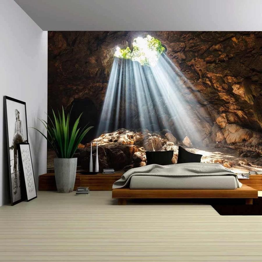 パネルアート Wall 26-Sun Beam in Cave-Canvas Art Wall Decor - 66x96インチ- show orig