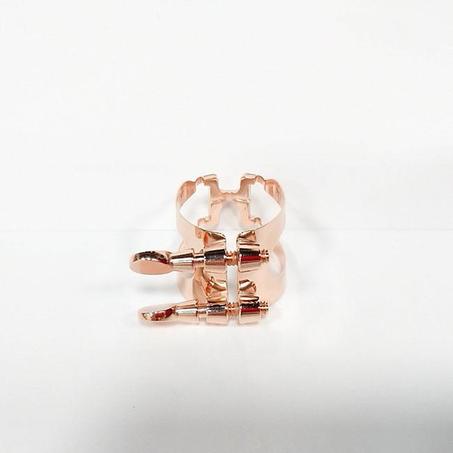 ハリソン アルトサックス リガチャー セルマーラバー用 ピンク