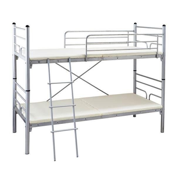 女の子向けプレゼント集結 お部屋の有効活用に 2段ベッド シングルベッド スタッキングベッド 二段ベッド シルバー 上段 下段分割式 スチールフレーム 代引不可 ソファ ソファベッド Www Aefe Ien Madagascar Mg